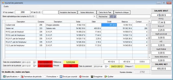 Options de présentation AGI pour Windows